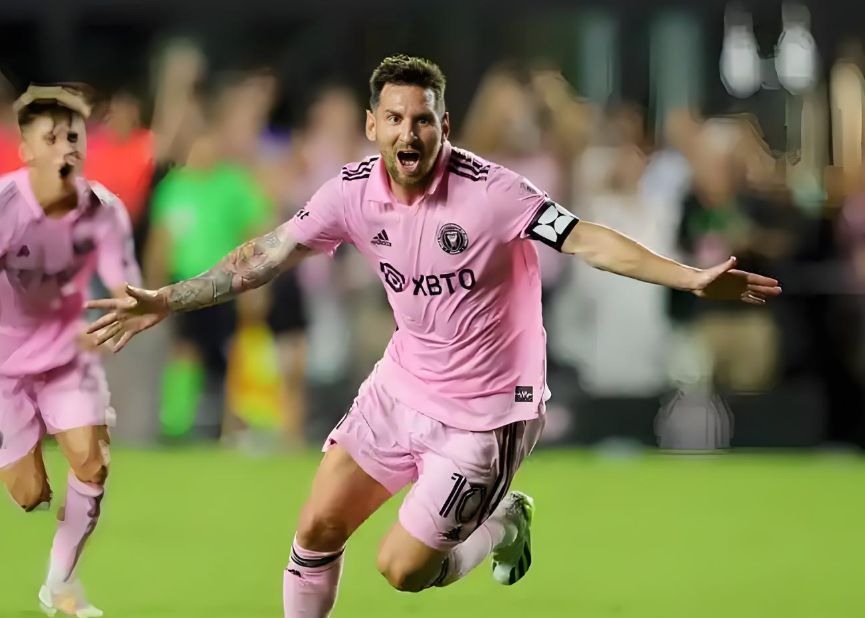 梅西戰納許維爾SC全場數據：4次打門打進2球，4次過人