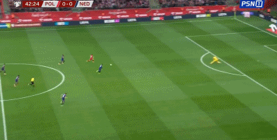 世歐預半場：卡明斯基單刀推遠角破門，波蘭暫1-0荷蘭