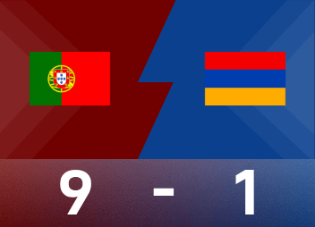 世歐預戰報：內維斯、B費戴帽，葡萄牙9-1狂勝直通世盃賽