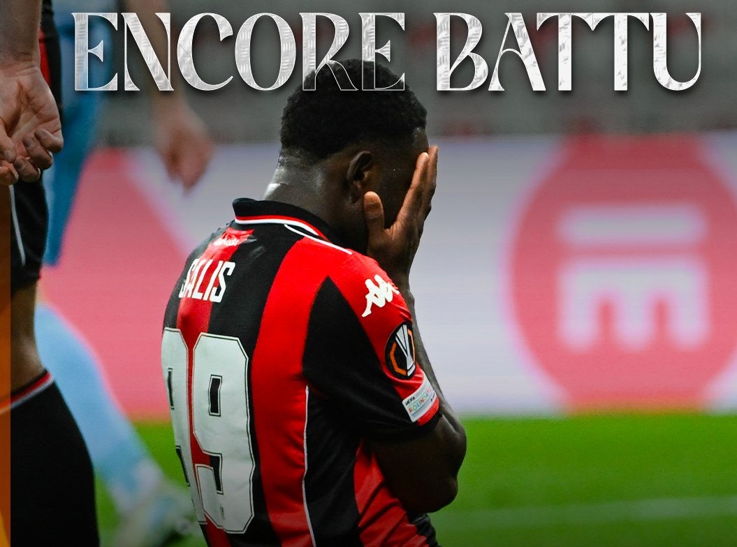 1-3不敵弗賴堡，尼斯在歐戰賽場已經遭遇連續16場不勝