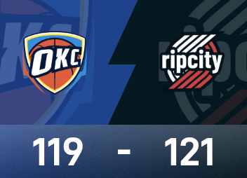 NBA戰報：阿夫迪亞26分，楊瀚森未登場，拓荒者121-119雷霆